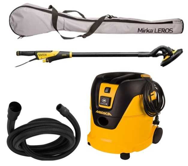 Жираф и прахосмукачка Mirka LEROS 950CV и 1025 L Push& Clean