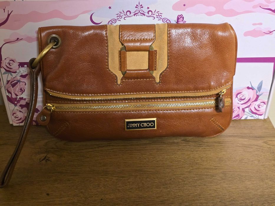 Jimmy Choo оригинална дамска чанта тип клъч