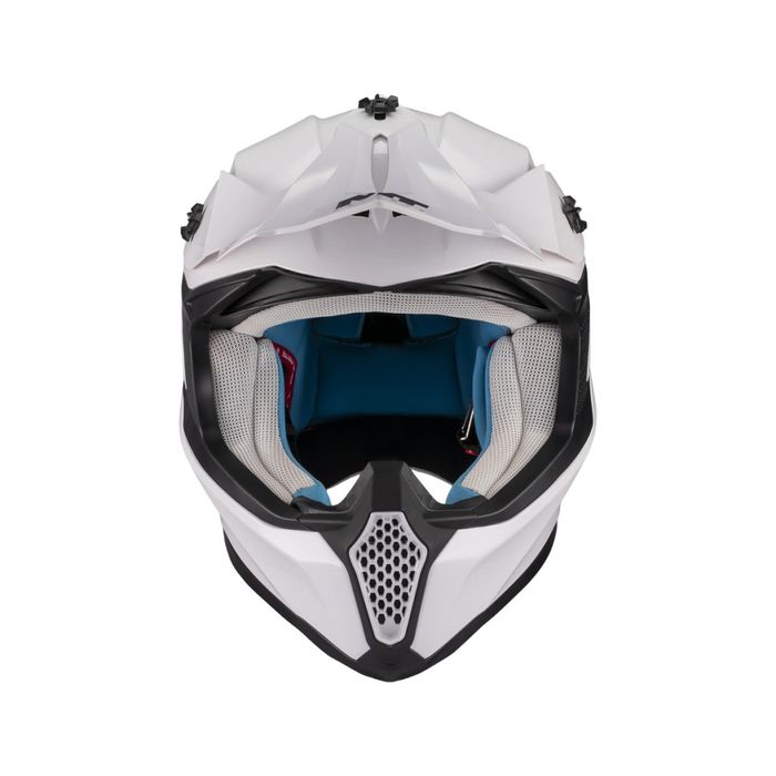 Casca Mt Helmets Falcon S Pure A0 alb lucios