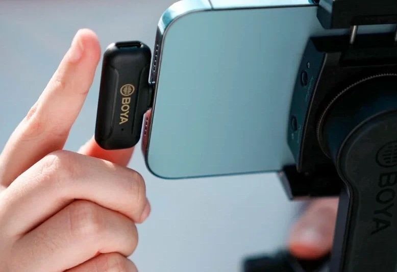 BOYA BY-WM3T2-D1 профессиональный беспроводной микрофон для iPhone