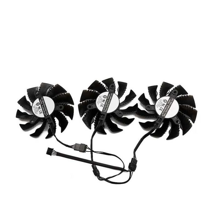 Set 3 Ventilatoare 87mm Gigabyte PLA09215S12H 2070 2080 WINDFORCE 4Pin