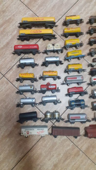 Vagoane marfa trenulet electric scara HO