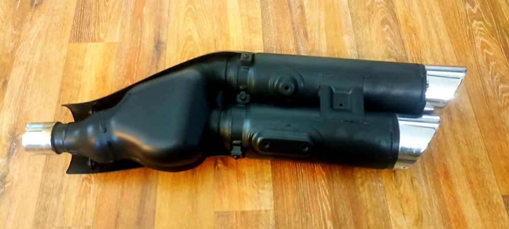 Ауспух генерация за мотор чопър, от Yamaha Stryker