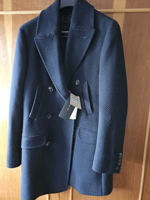 Palton lana Massimo Dutti, italian fabric, marime S, nou cu eticheta