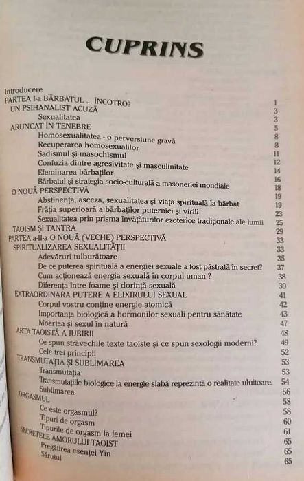 Cartea Barbatului (2000 412 pag) masculinitate sex sanatate minte corp