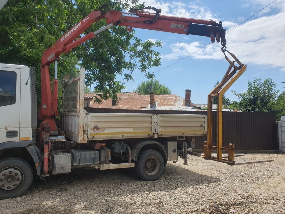 Inchiriez excavator 5 tone,cu picon ,transport agregate de balastiera(camion de 8 tone,cu macara in doatare)închiriez placă compactoare 215 kg diesel!