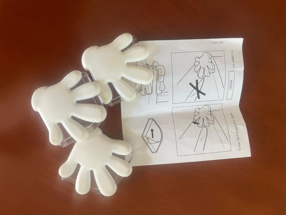 Защитные уголки на мебель IKEA PATRULL (ладошки для безопасности)