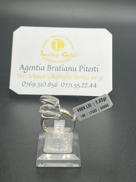 Inel aur 18k 7.02gr marimea 15 cod 17403