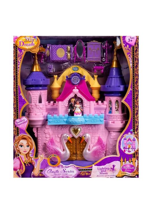 Голям Замък къща за кукли със звук и светлини