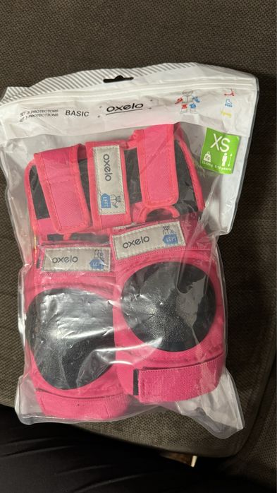 Set protectii genunchi coate pt mers cu role patine bicicleta pt copii