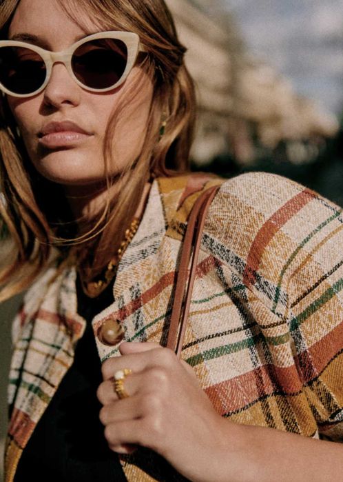 Яке Sezane, тип бомбър, размер XS, кафяво