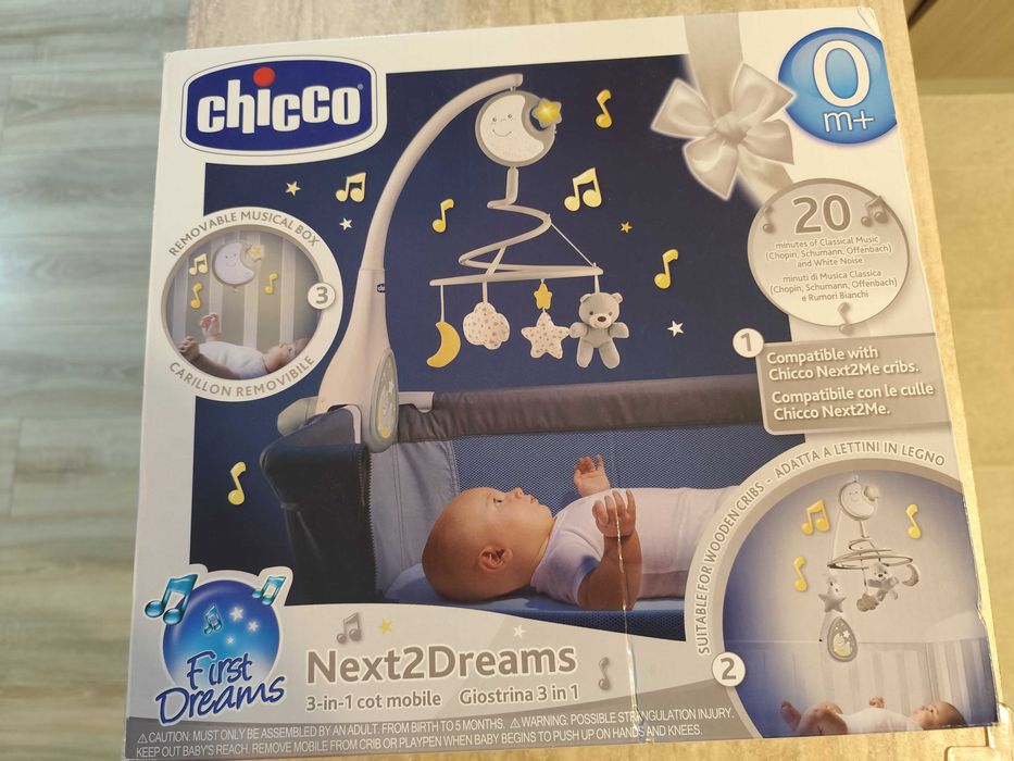 Carusel muzical Next 2 Dreams, Bleu, Chicco