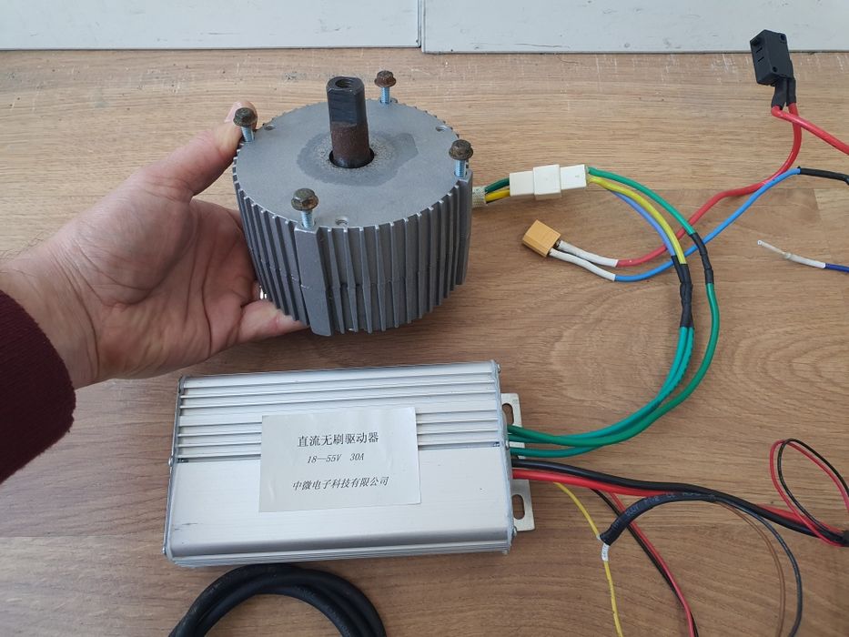 Kit motor brushless 36-40V 800W + controller 30A 1650W