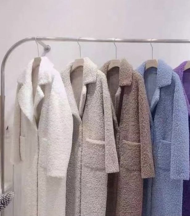 Шуба/пальто из овчины.  Тедди