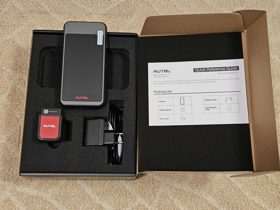 Autel MaxiDiag MD906 PRO Diagnoza full, 11+ services CANFD, FCA VW SFD