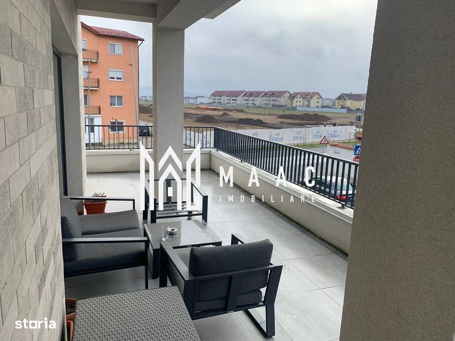 Apartament 2 camere de vânzare | Șelimbăr | terasă 37 mp | 2 parcări
