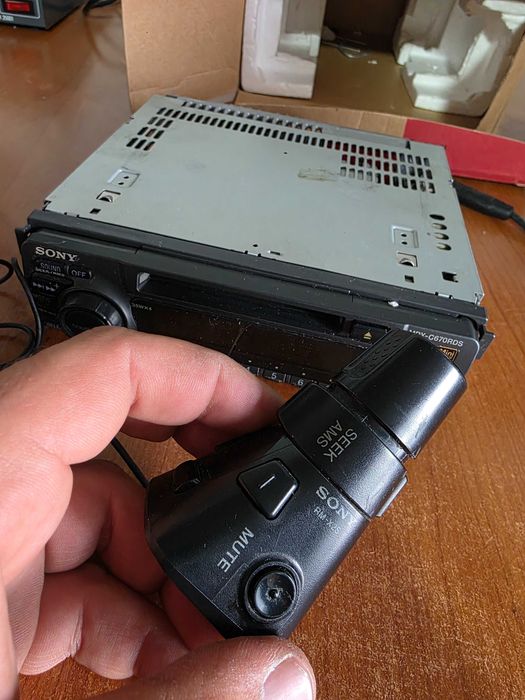 Sony MDX-C670RDS MiniDisc RDS, 35Wx4, complet, perfect funcțional!!