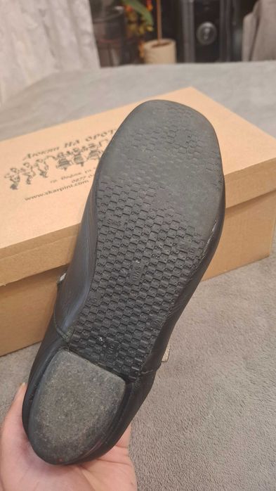 Дамски Скарпини "Комфорт"(4см ток) естествена кожа