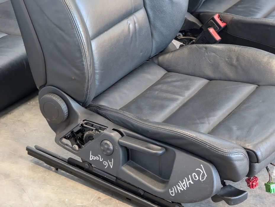 INTERIOR PIELE / SCAUNE + BANCHETE AUDI A6 S LINE 2009 2.0 DIESEL / SEDAN 2004-2011 COD OEM 8E0881105BS / 8E081105BS