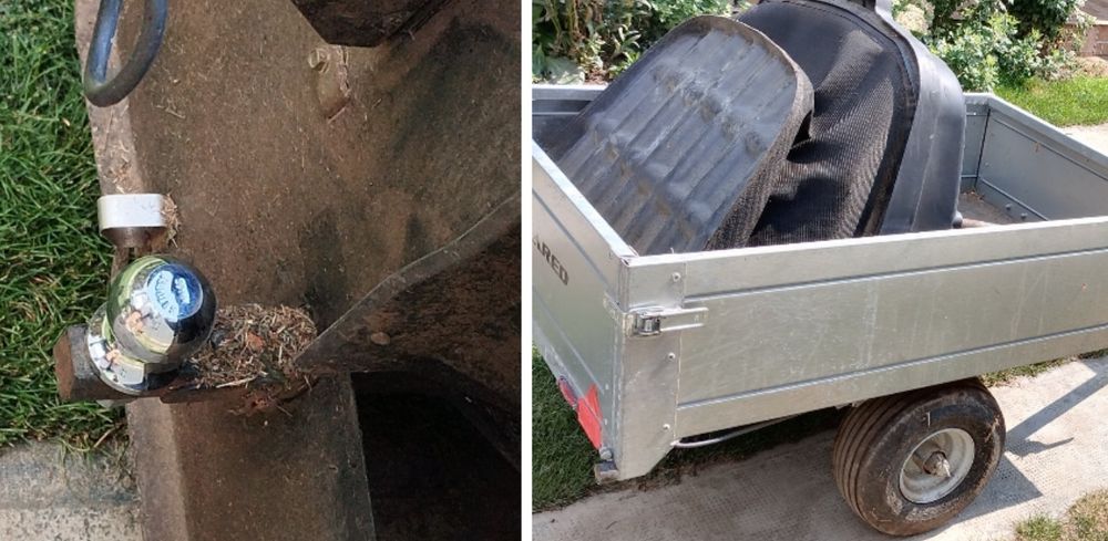 tractoras tuns iarba gazon 2 cilindri 2200euro