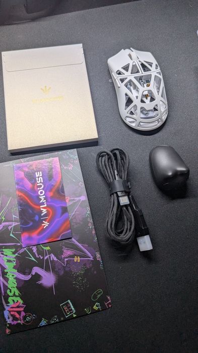 Мышка Wlmouse Beast X mini pro milky white