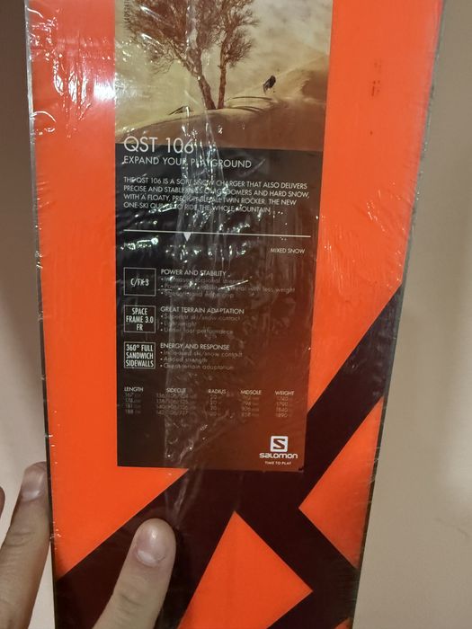 Лыжи новые с креплениями  Salomon