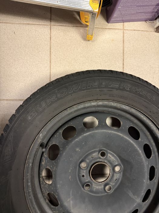 Set 4 Roți Iarnă 205/55 R16 – Jante Tablă + Anvelope Falken (DOT 2017)