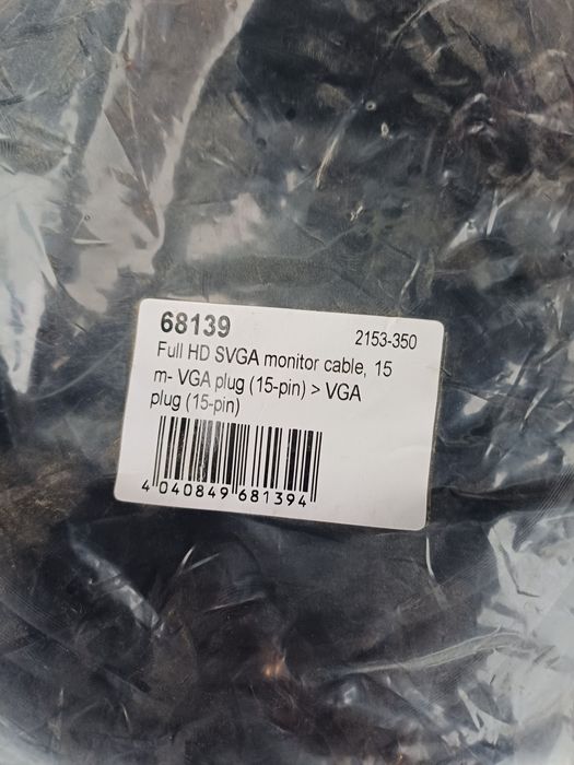 Cablu VGA full HD 10/15m