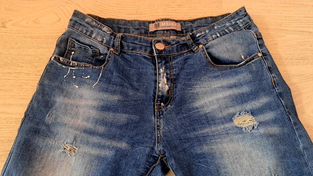 Дънкови къси панталони