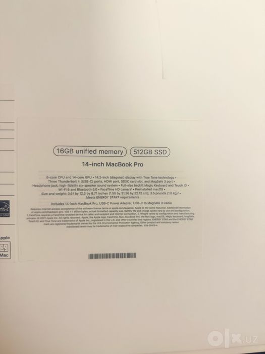apple mac book pro m1