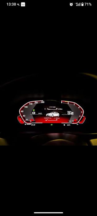 Дигитално табло километраж Carplay за BMW F10 ф10