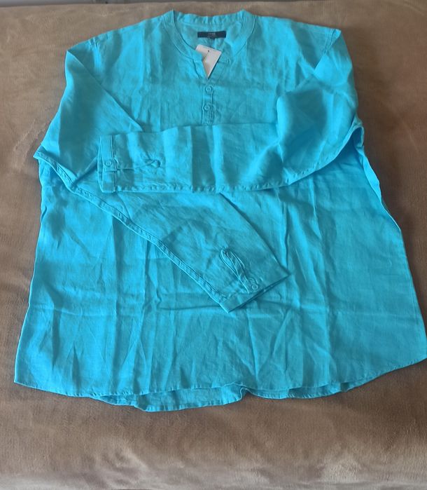 Мъжка ленена риза с дълъг ръкав