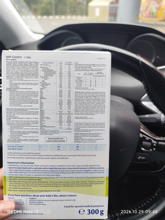 Lapte praf pentru copii noi născuți îl vând că am luat prea mult și pediatra mea dat alt lapte am 7 cuti