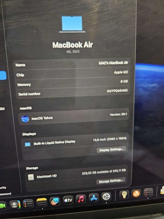 Apple MacBook Air M2 2022