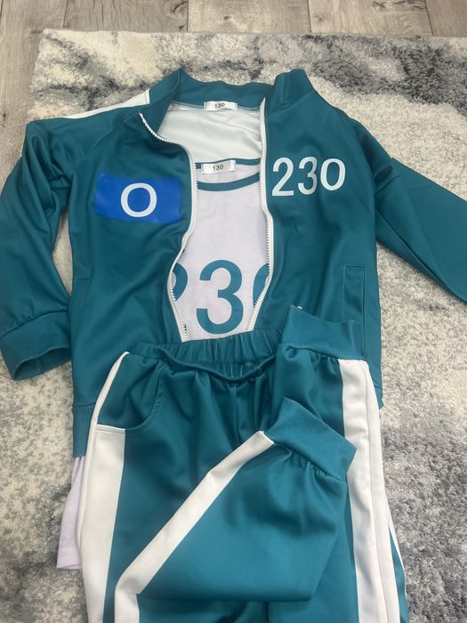 Костюм игра в кальмара на 130 см рост