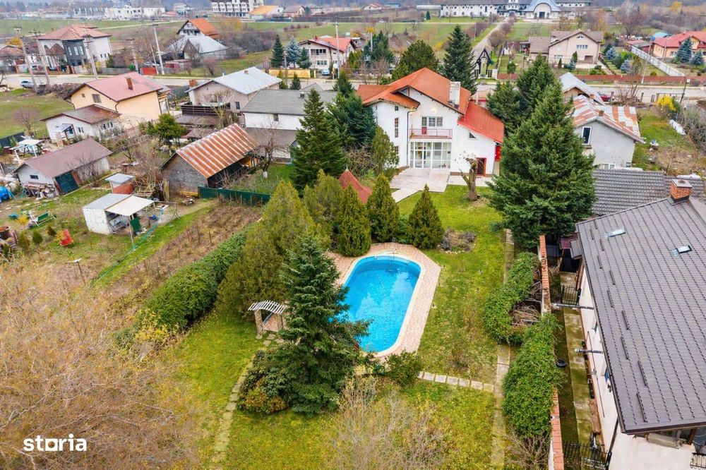 Vanzare vila cu piscină Snagov - Ciofliceni, teren 2649mp