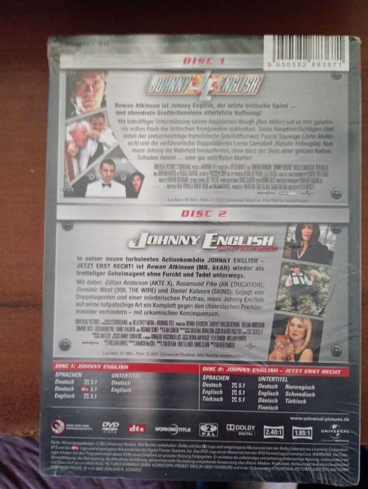 Johnny English 1 & 2 с 2 диска нов