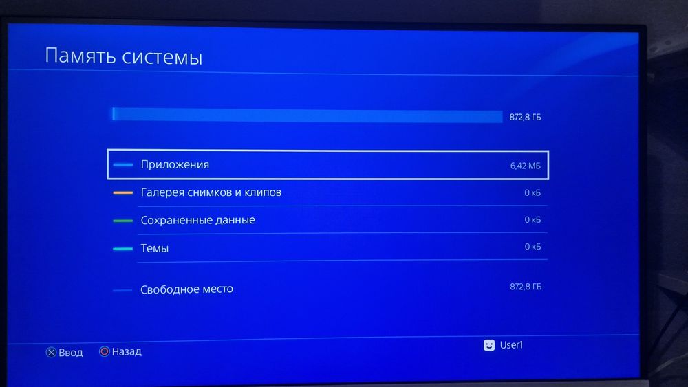 Ps 4 на 872,8 гб