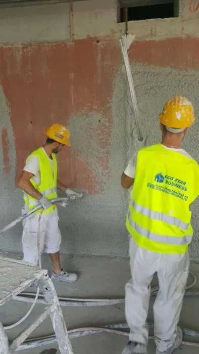 Tencuieli mecanizate,sapa  autonivelanta .glet mecanizat. Rigips