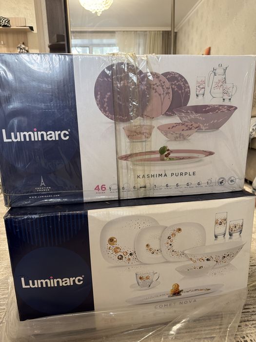 Наборы посуды luminarc 46 и 50 персон