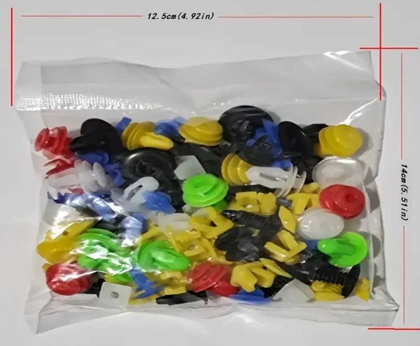 Щипки, нитове, копчета, 50бр.