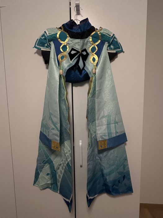 Cosplay Косплей костюм на Baizhu от Genshin Impact с перука