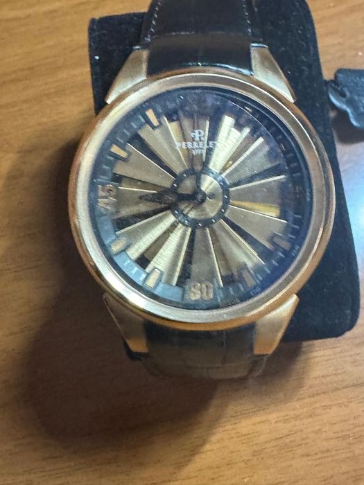 Новые золотые часы Perrelet Turbine Full Gold 18K (Limited Edition 20/