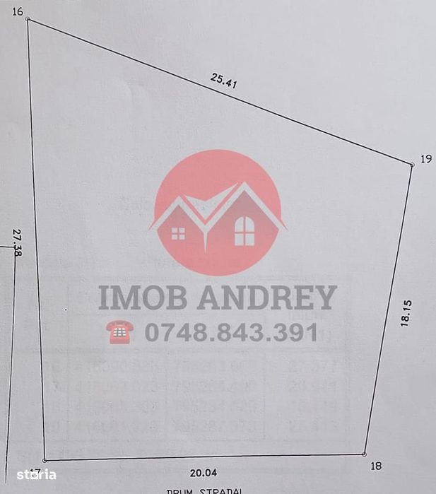 Teren 500 mp zona 9 Mai, aproape de lac, utilitati, deschidere 20 m