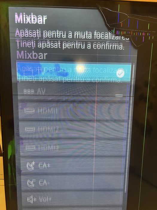 Tv led smart Hisense 55A7100F display spart