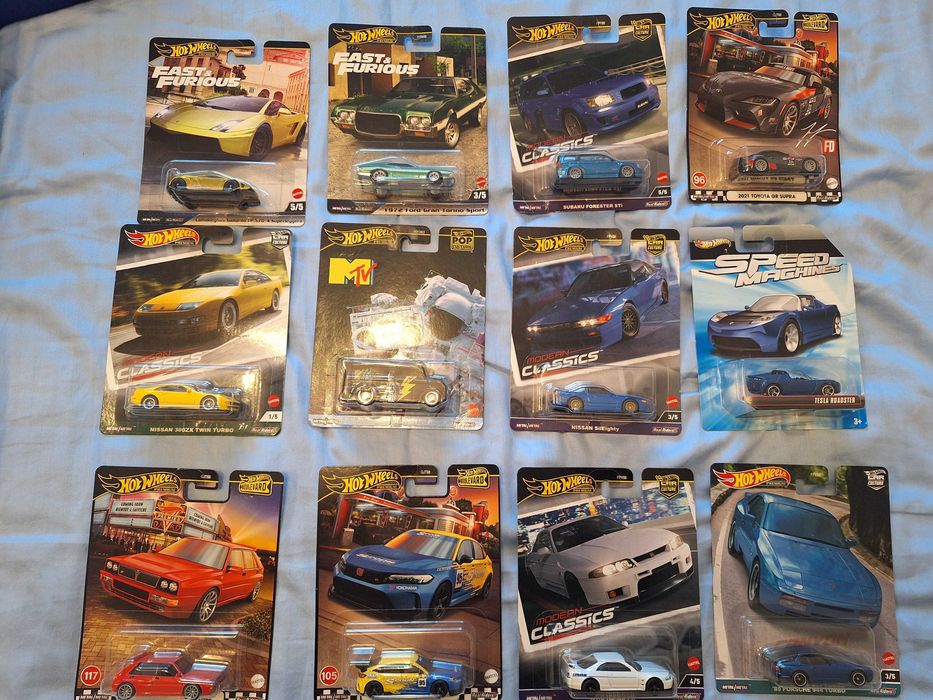 Hot wheels,Hw 3pack , 5 pack , premium