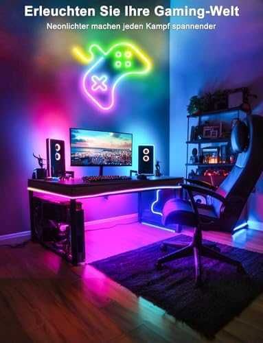 Smart Neon LED лента 10 м RGB IC с Alexa и Google