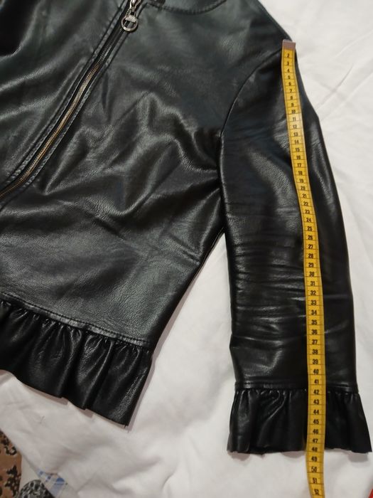 Costum imitație de piele de calitate,negru