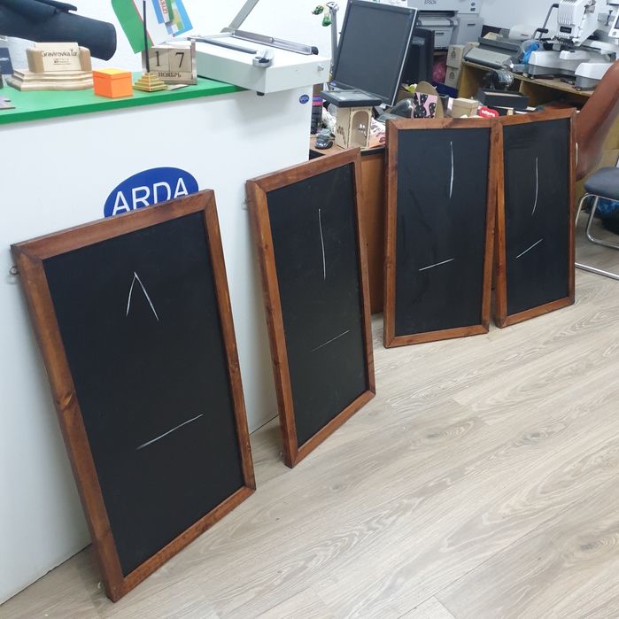 Доска для мела , штендер .