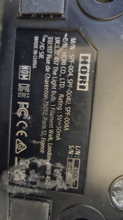 Volan gaming Hori PS4/ PS5/PC